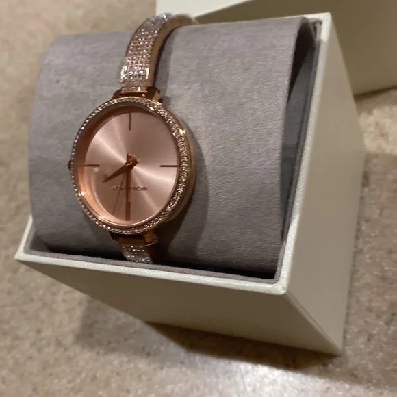 Michael Kors Jaryn Pave Bangle Watch 36mm